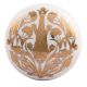 Golden Calla Lily Flower Flat Ceramic Wine Stopper (Pack Of One Piece)